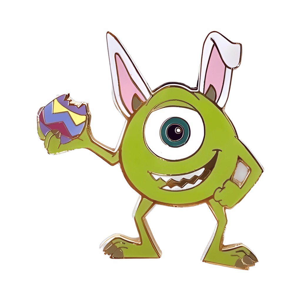 Mike Wazowski Wearing Bunny Ears Disney pin