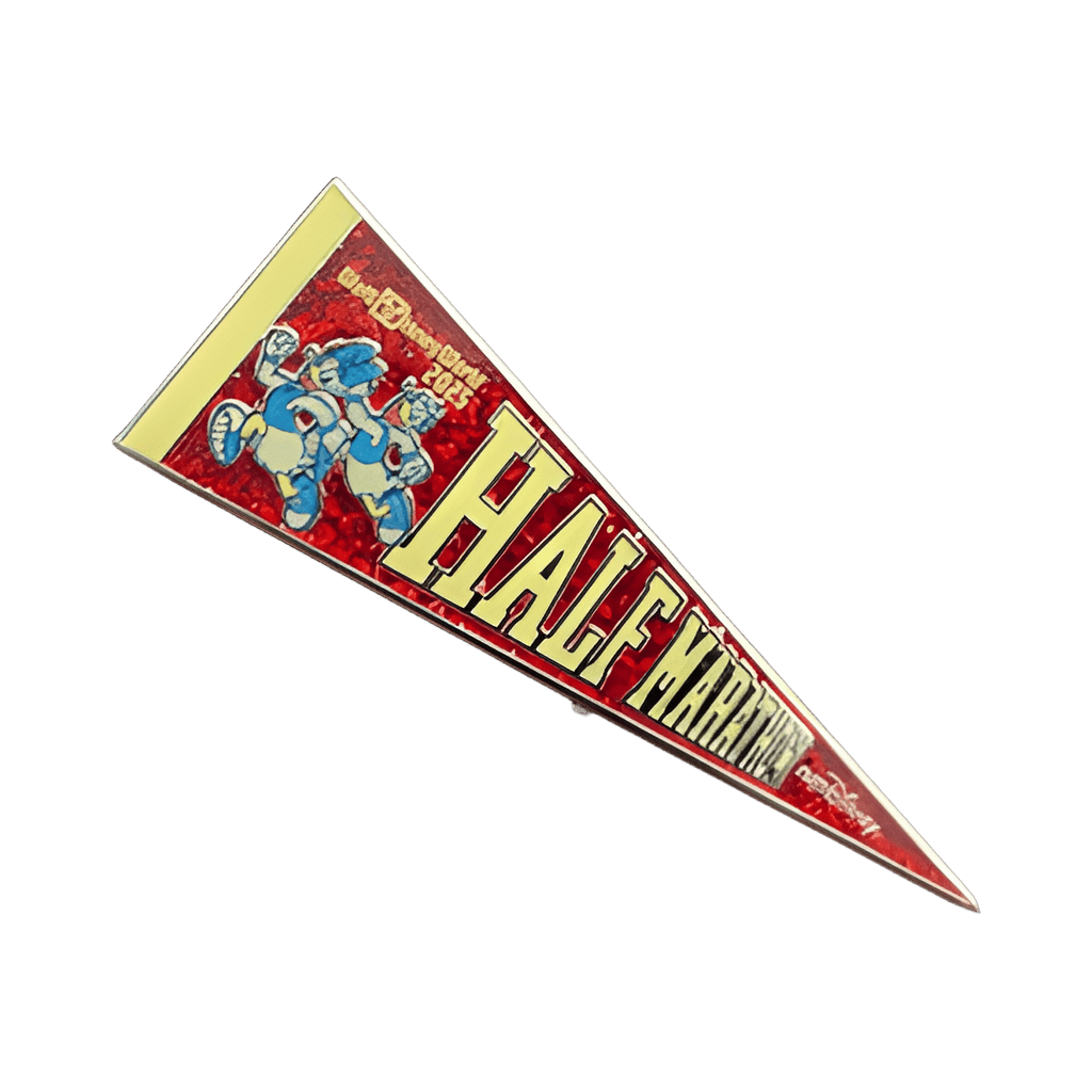Half Marathon Pennant Disney pin