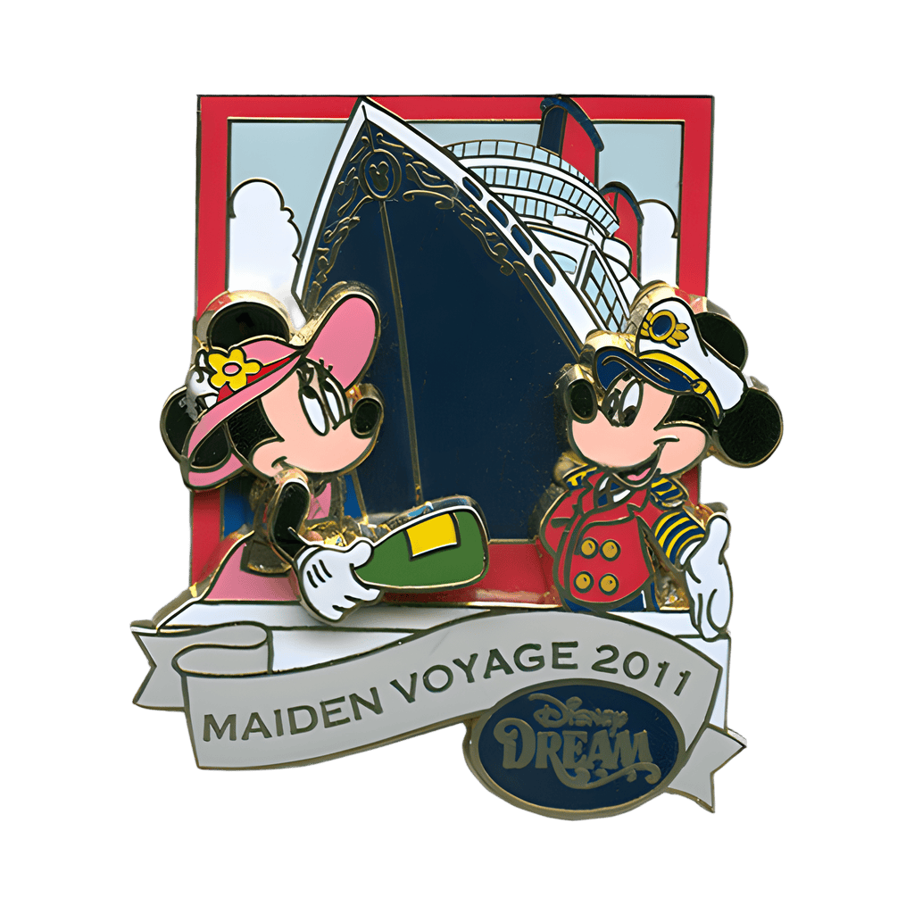 Minnie & Mickey Maiden Voyage Disney pin