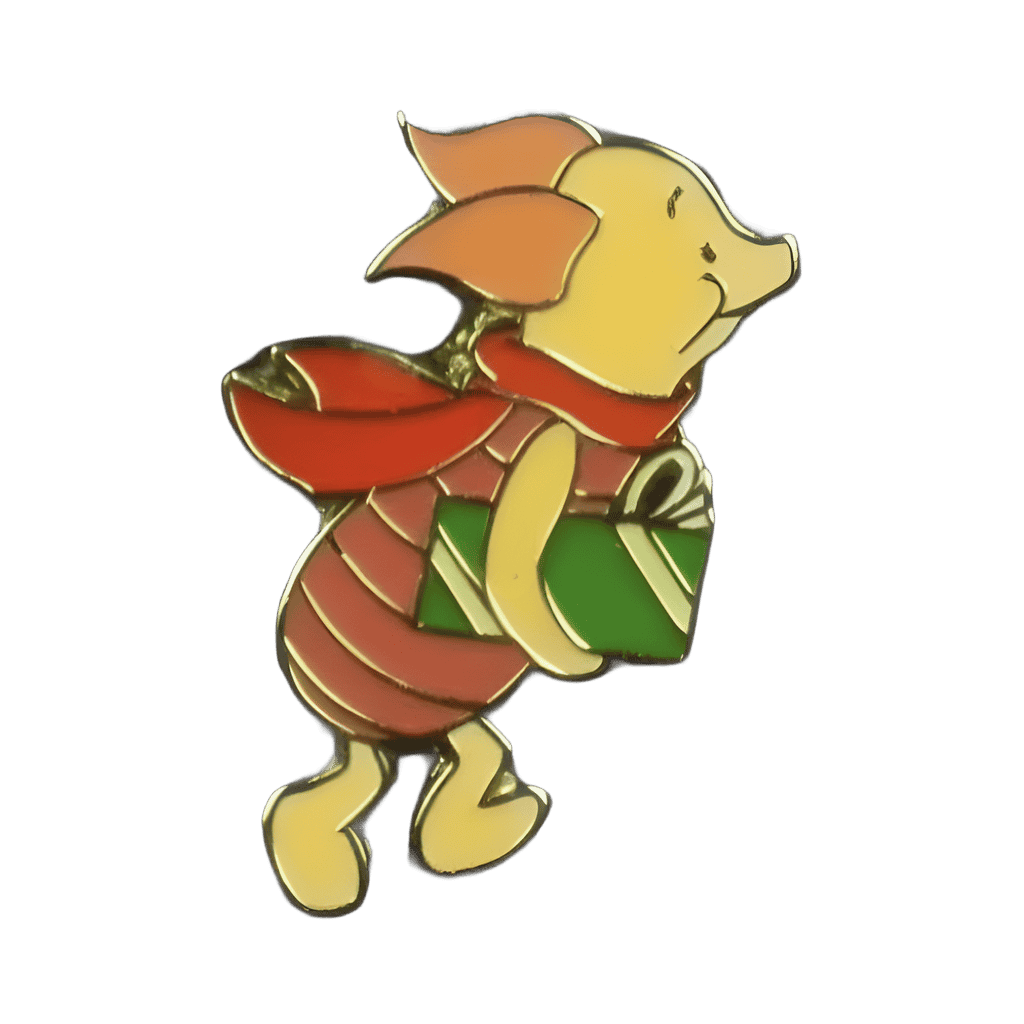 Piglet Carrying Gift Disney pin