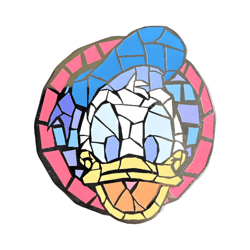 Mosaic Donald Duck Disney pin