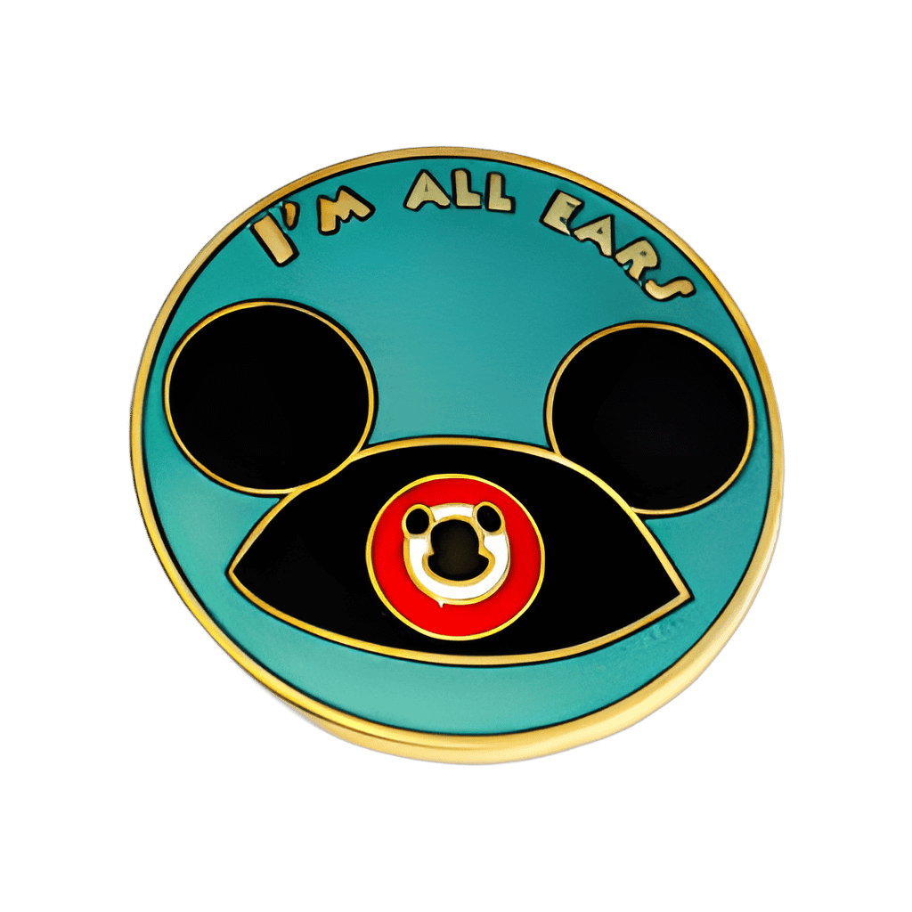 “I’m All Ears” Button Disney pin