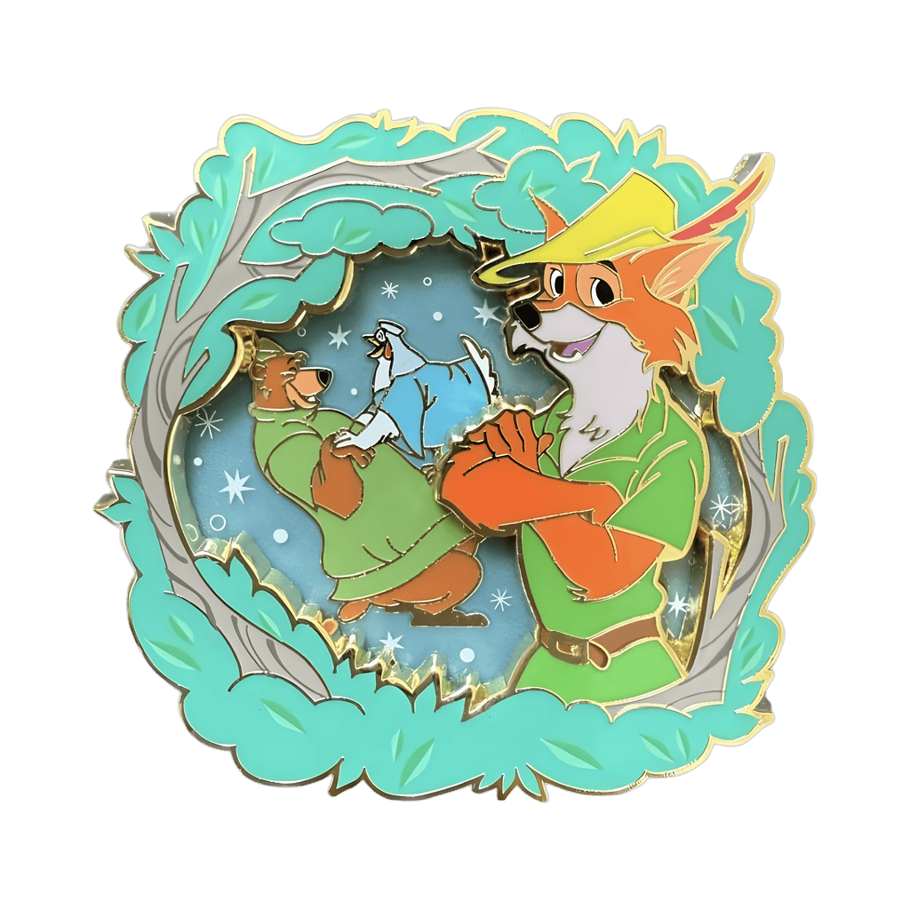 Robin Hood & Friends in Forest Disney pin
