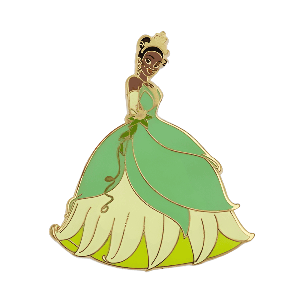 Tiana in Green Dress Disney pin