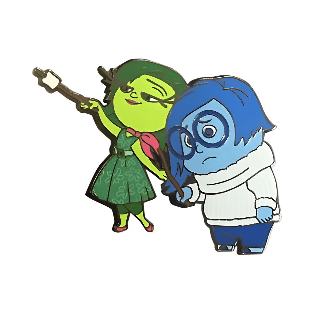 Disgust and Sadness Disney pin