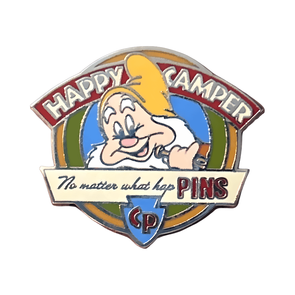 Merit Badges Map — Happy Camper Exit Gift Disney pin