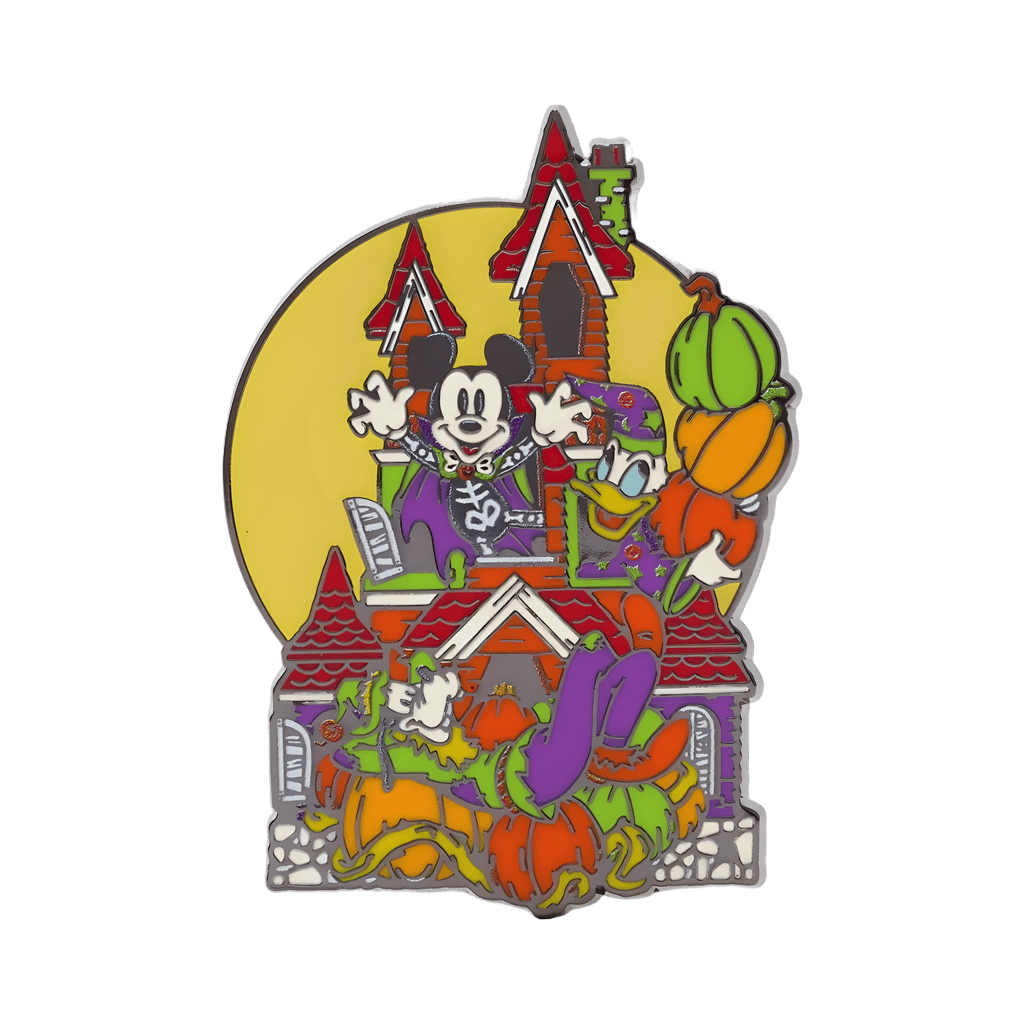 Mickey, Donald, and Goofy in Haunted House Disney pin