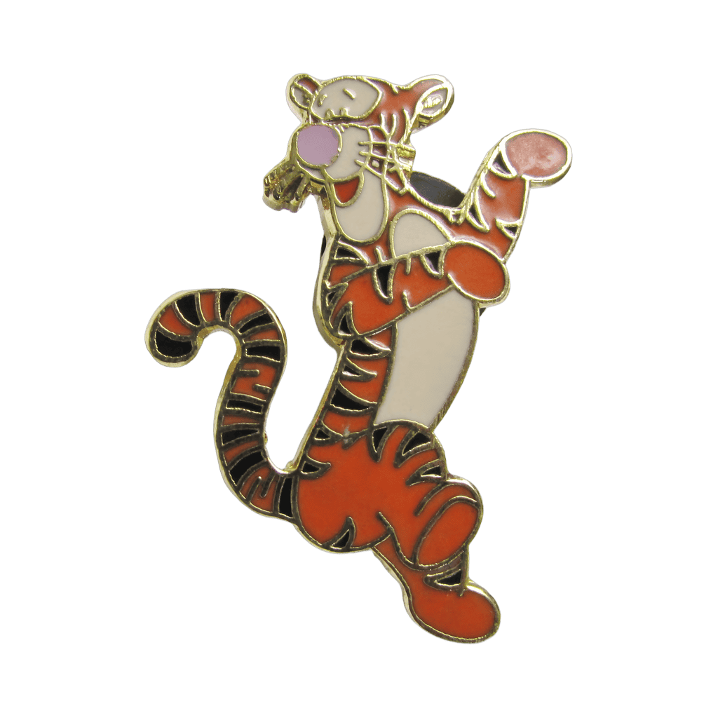 Tigger Jumping with A Pink Nose Disney pin