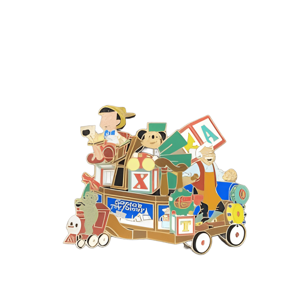 Pinocchio Christmas Toy Shop Float Disney pin