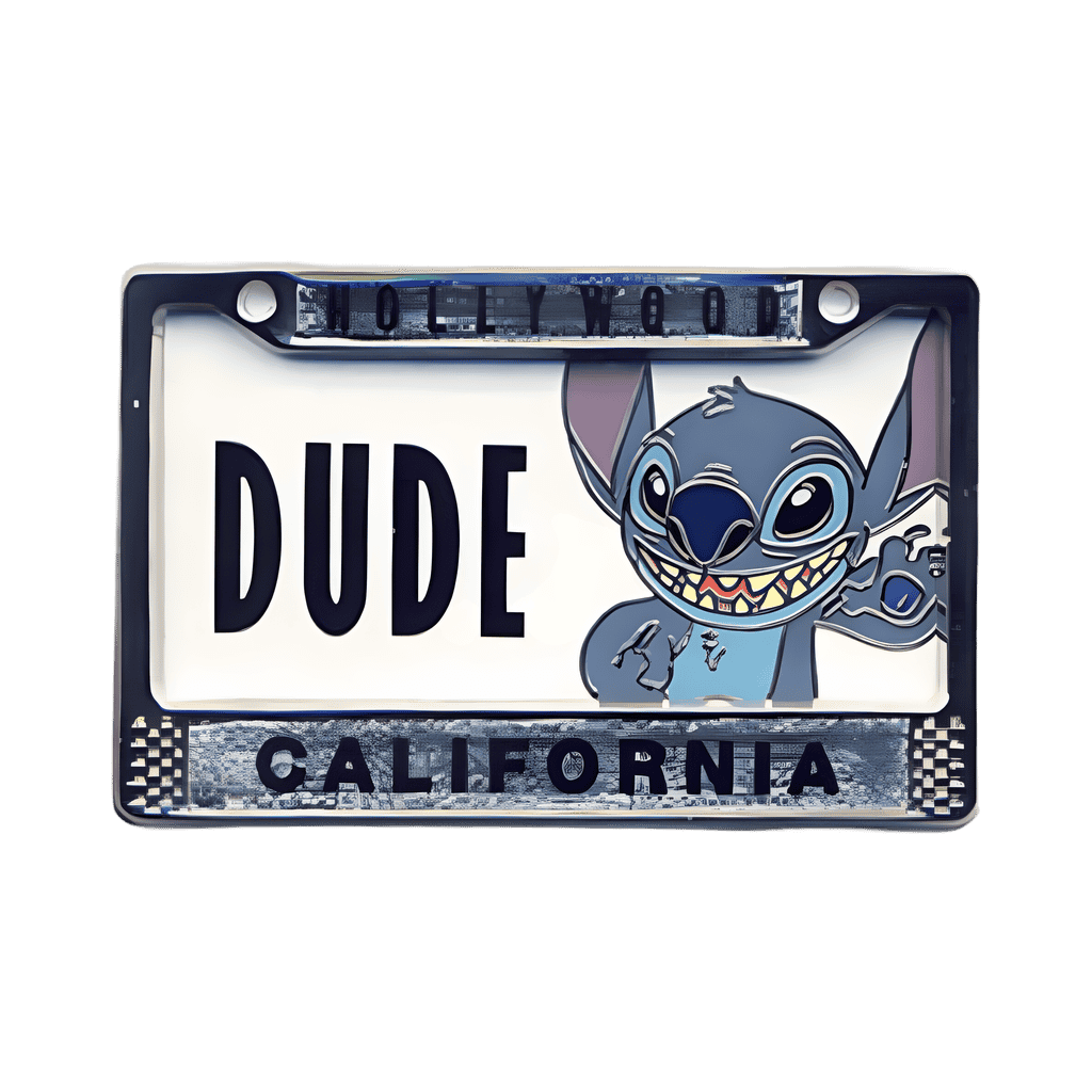 Stitch - Dude License Plate Disney pin