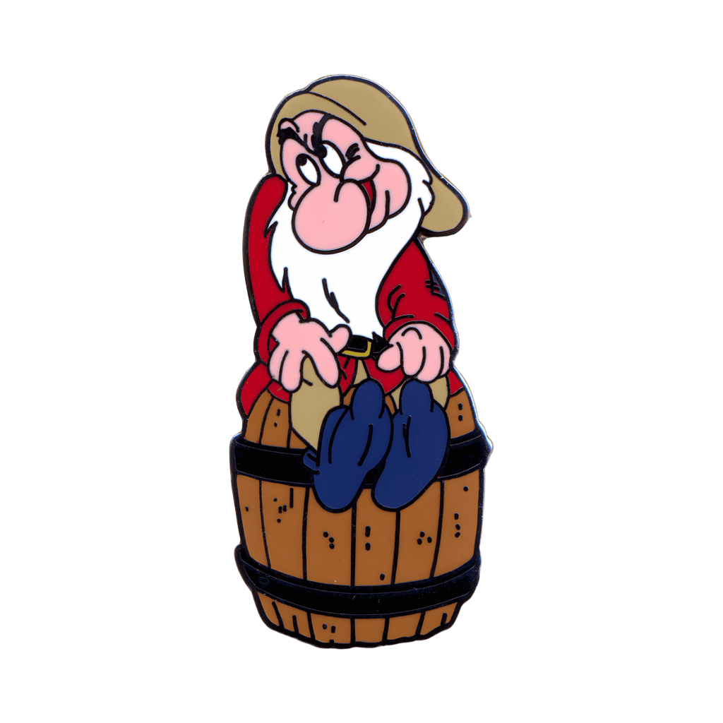 Grumpy Sitting on a Barrel Disney pin