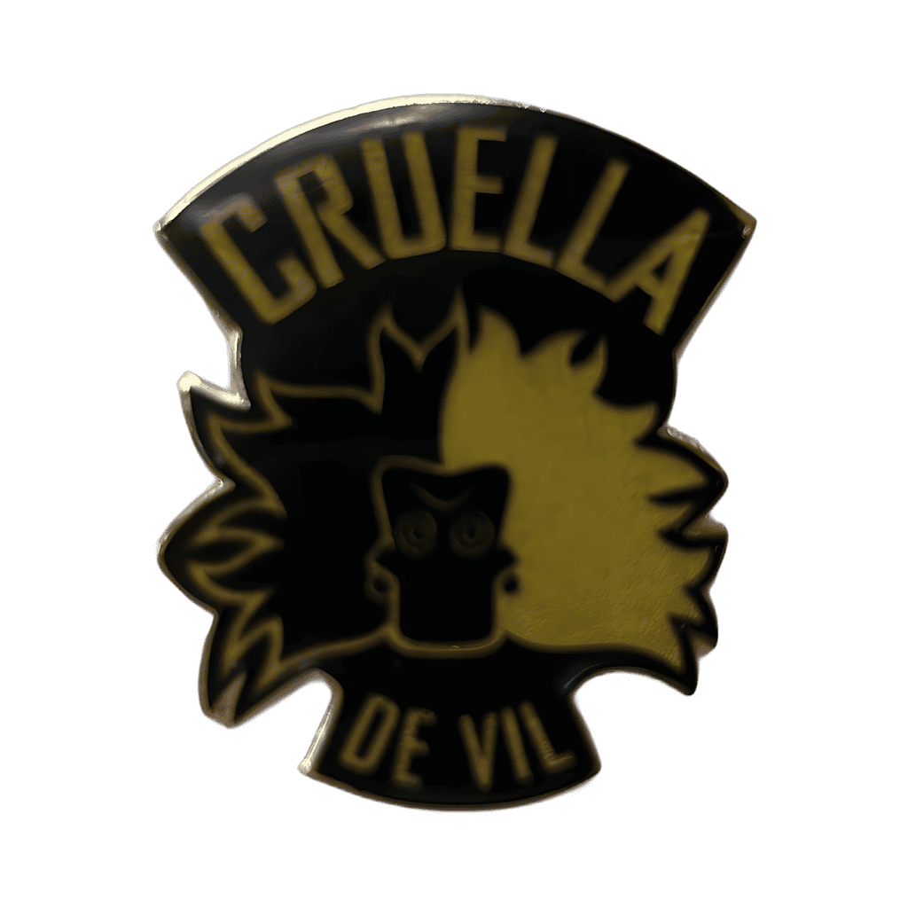 Cruella Disney pin