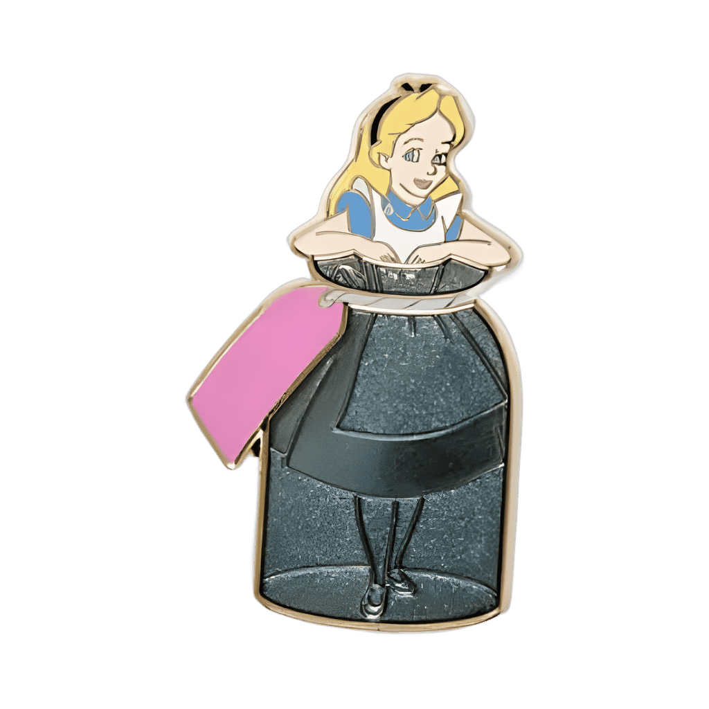 Alice Standing in bottle Disney pin
