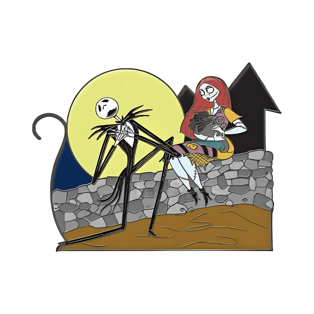 Jack and Sally Disney pin