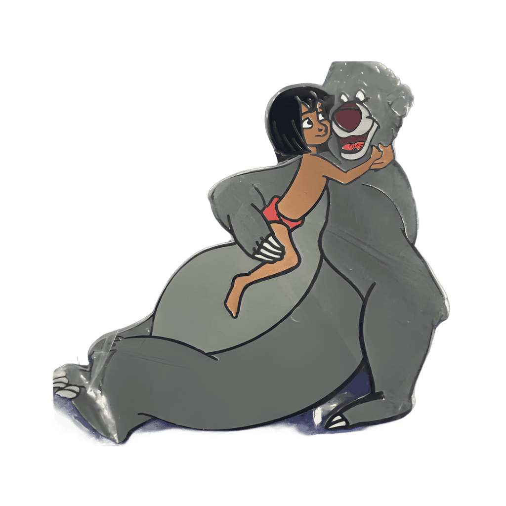 Baloo and Mowgli Disney pin
