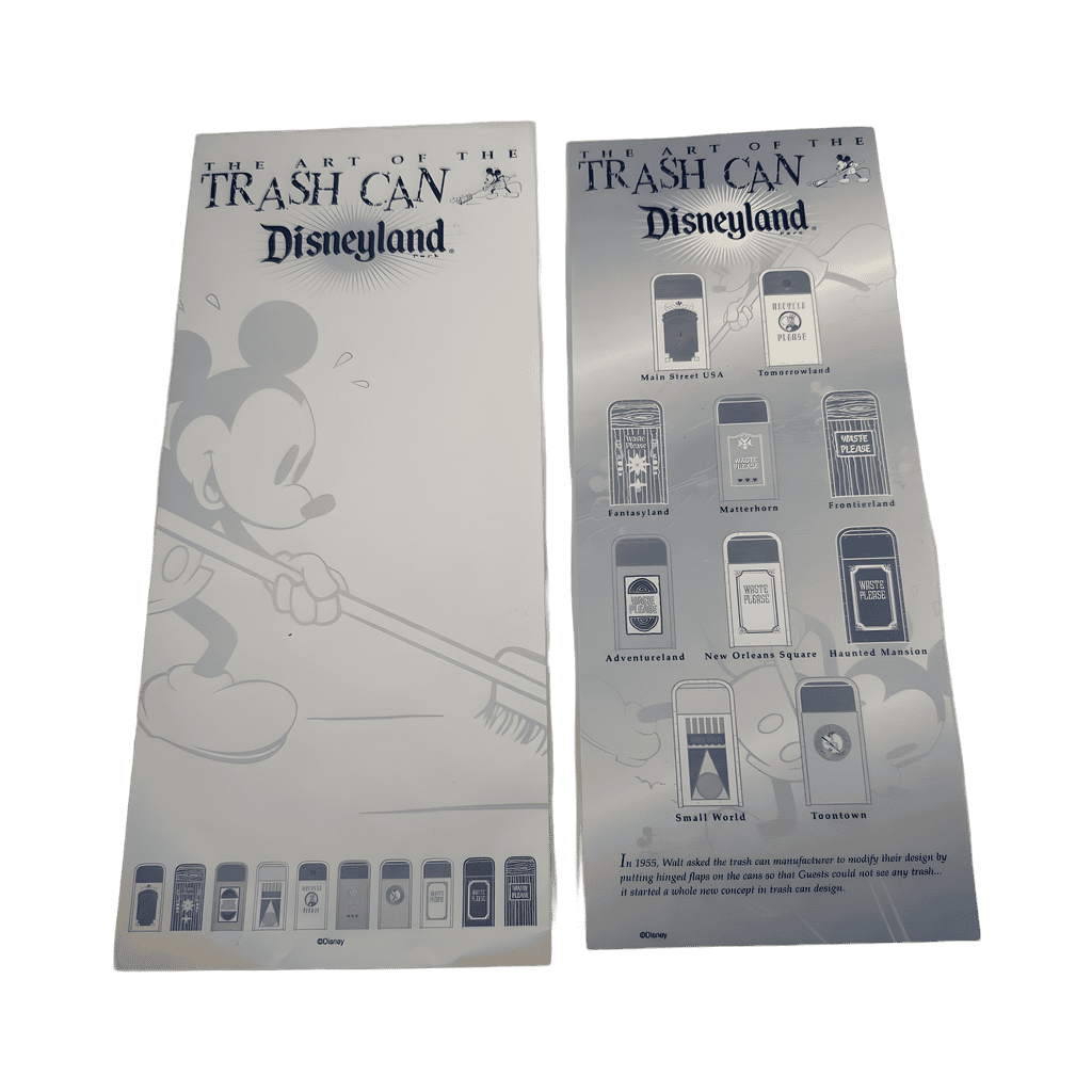 The Art of the TRASH CAN - Display Card and Envelope Disney pin
