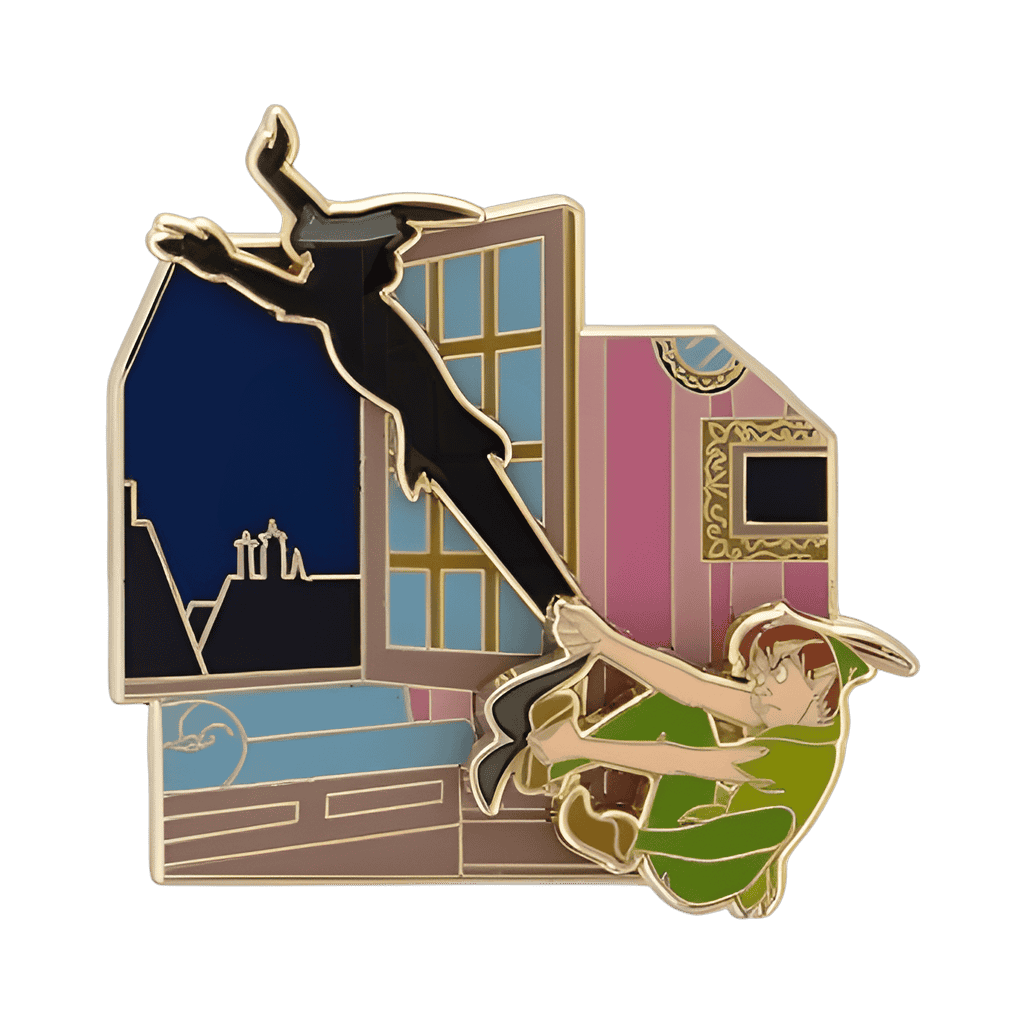 Peter Pan and his Shadow Disney pin