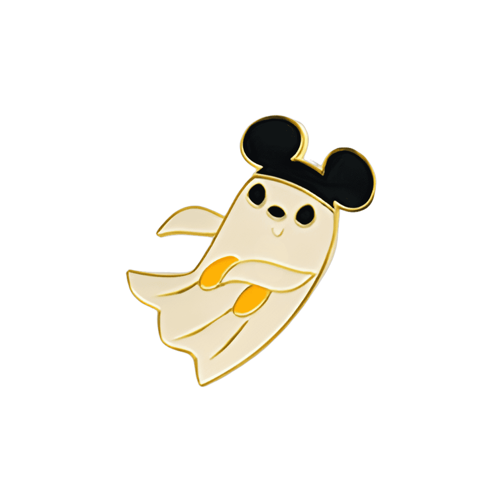 Ghost Mickey Disney pin