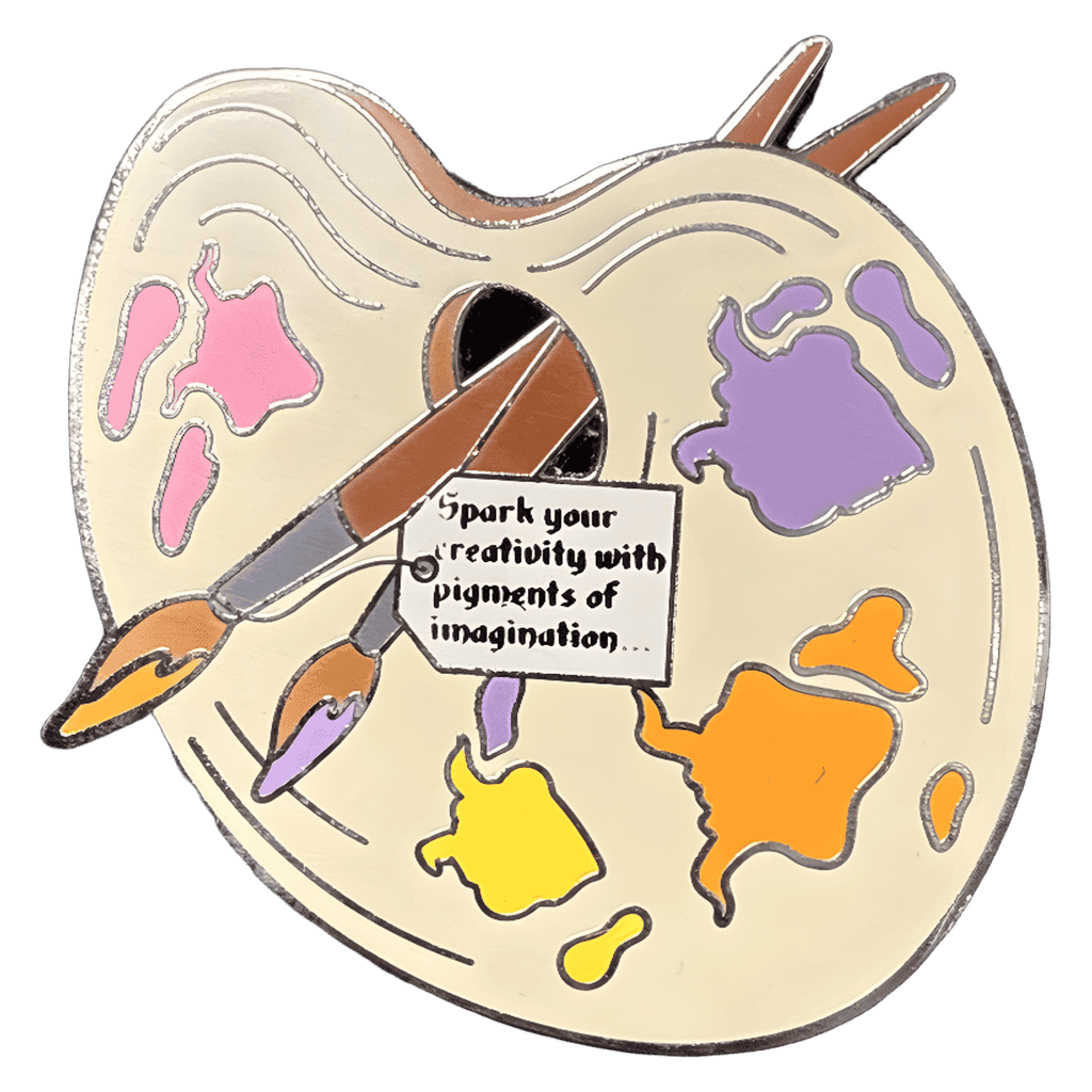 Figment Paint Palette Disney pin