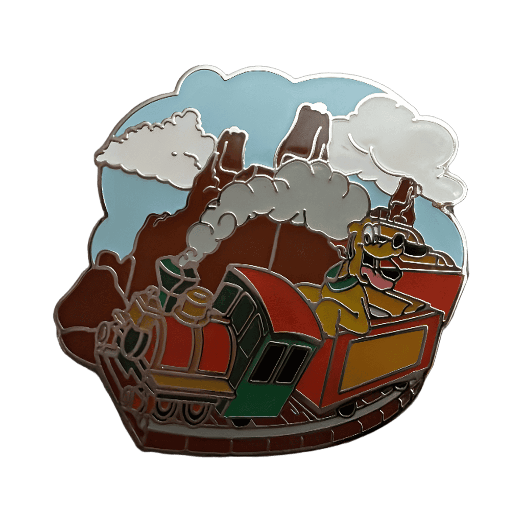 Pluto on Big Thunder Mountain Disney pin