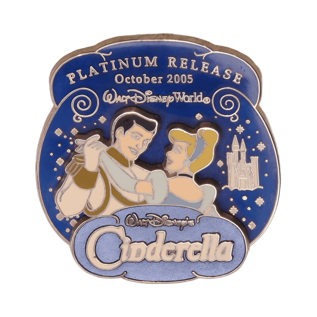 Cinderella 2005 Platinum Release Disney pin