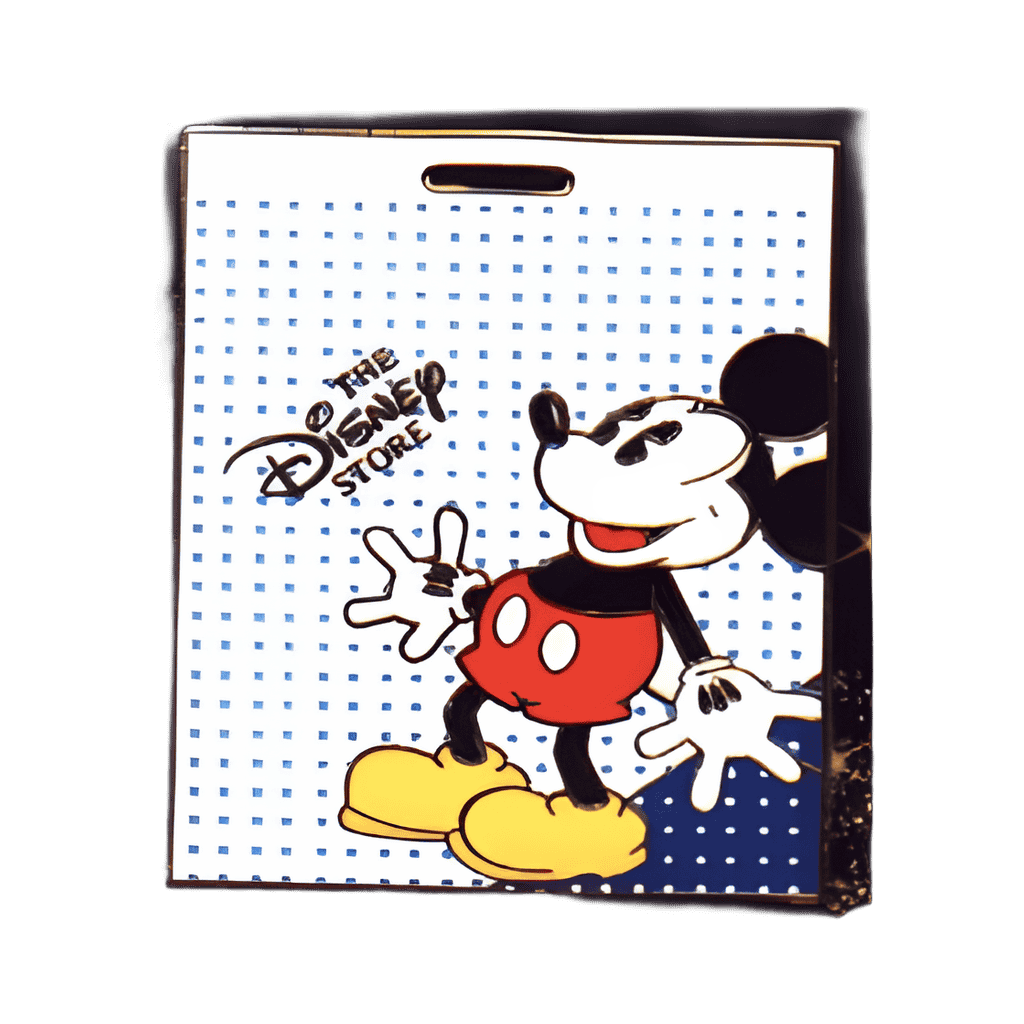 Mickey on Shopping Bag Disney pin