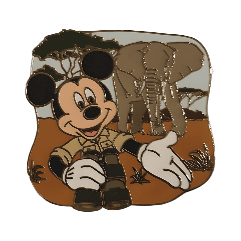 Mickey with African Elephant Disney pin