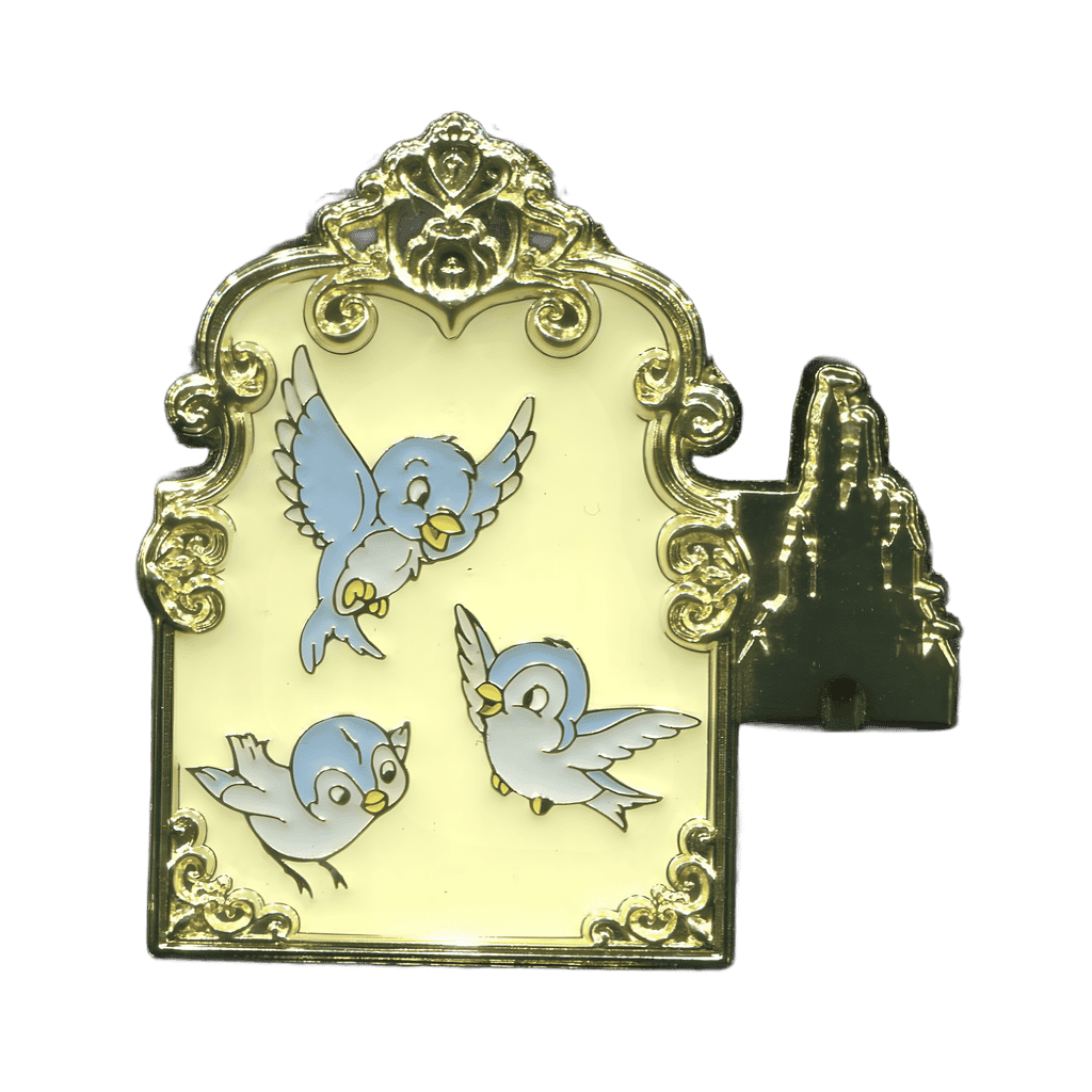 Three Blue Birds Disney pin