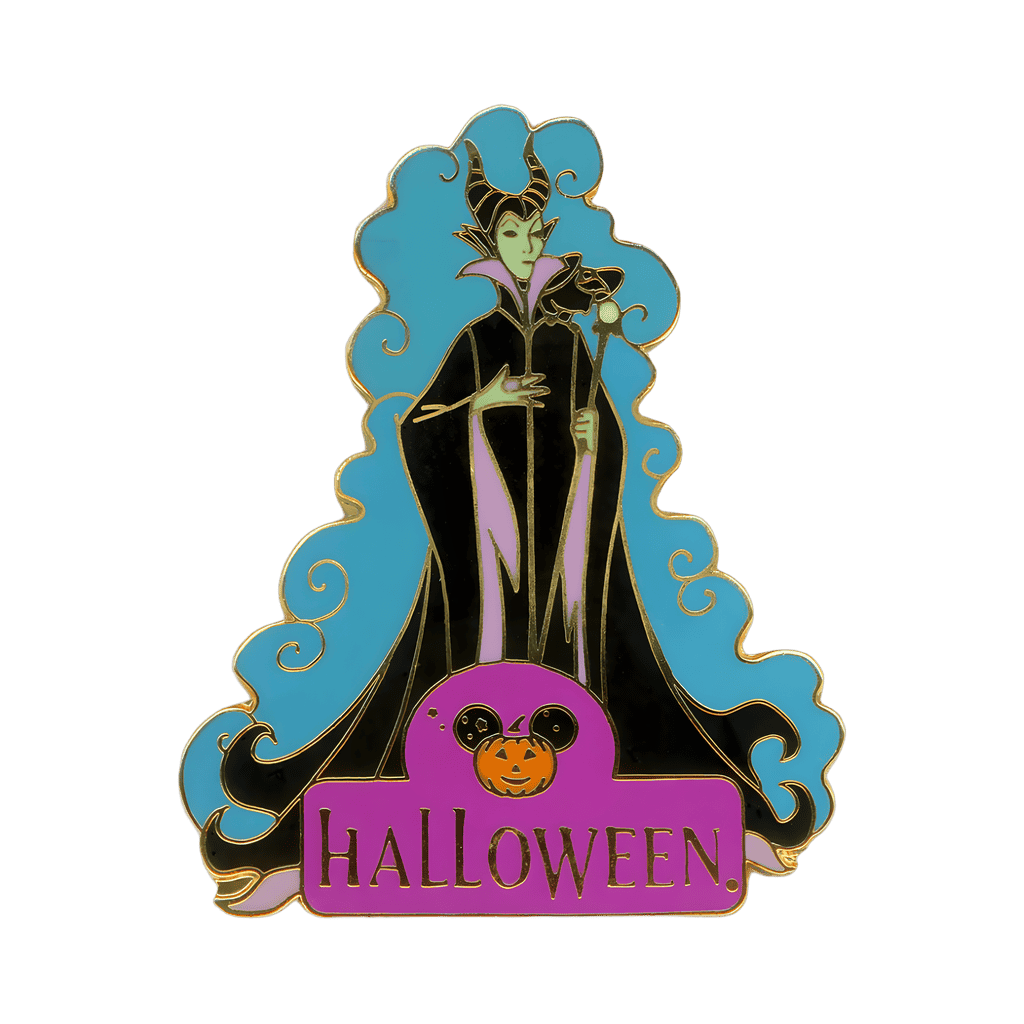 Maleficent and Diablo Disney pin