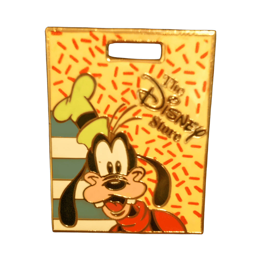 Goofy on Shopping Bag Disney pin