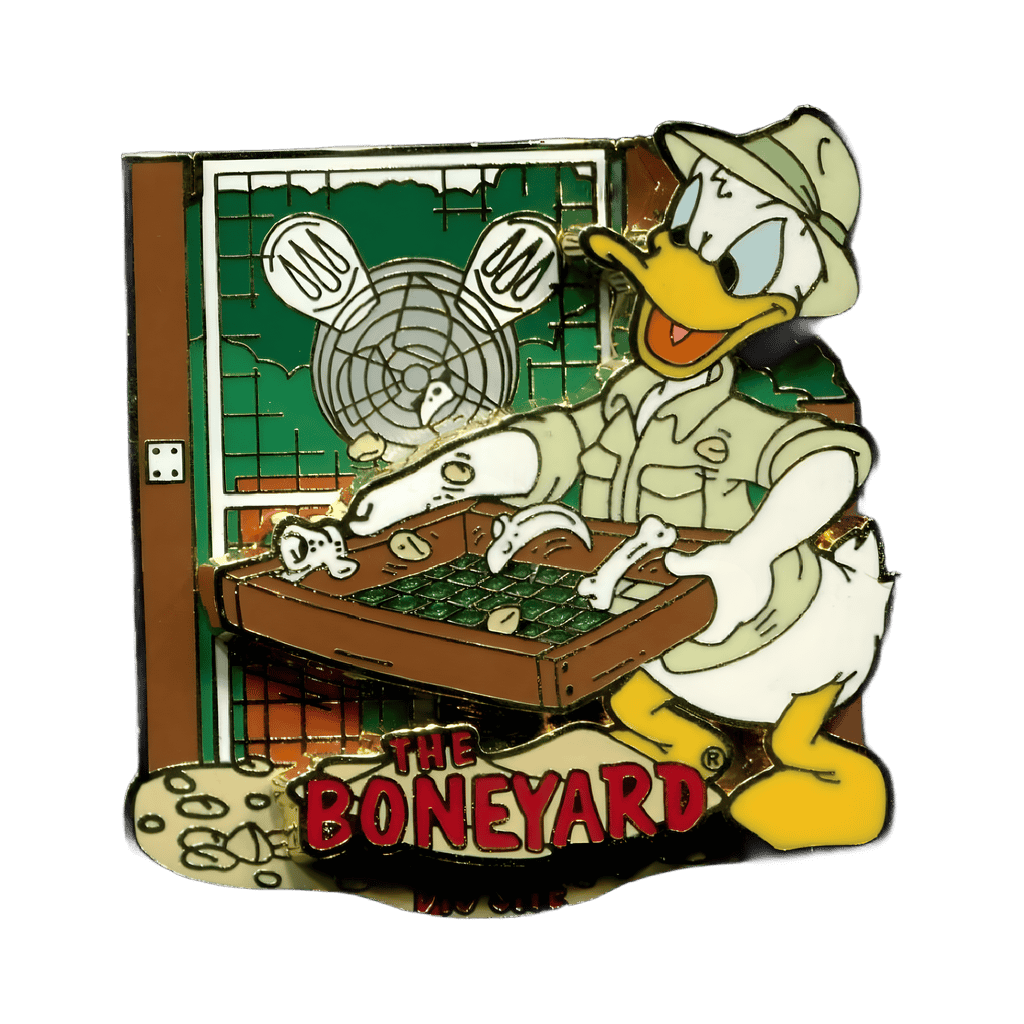 The Boneyard Dig Site - Donald Duck Disney pin