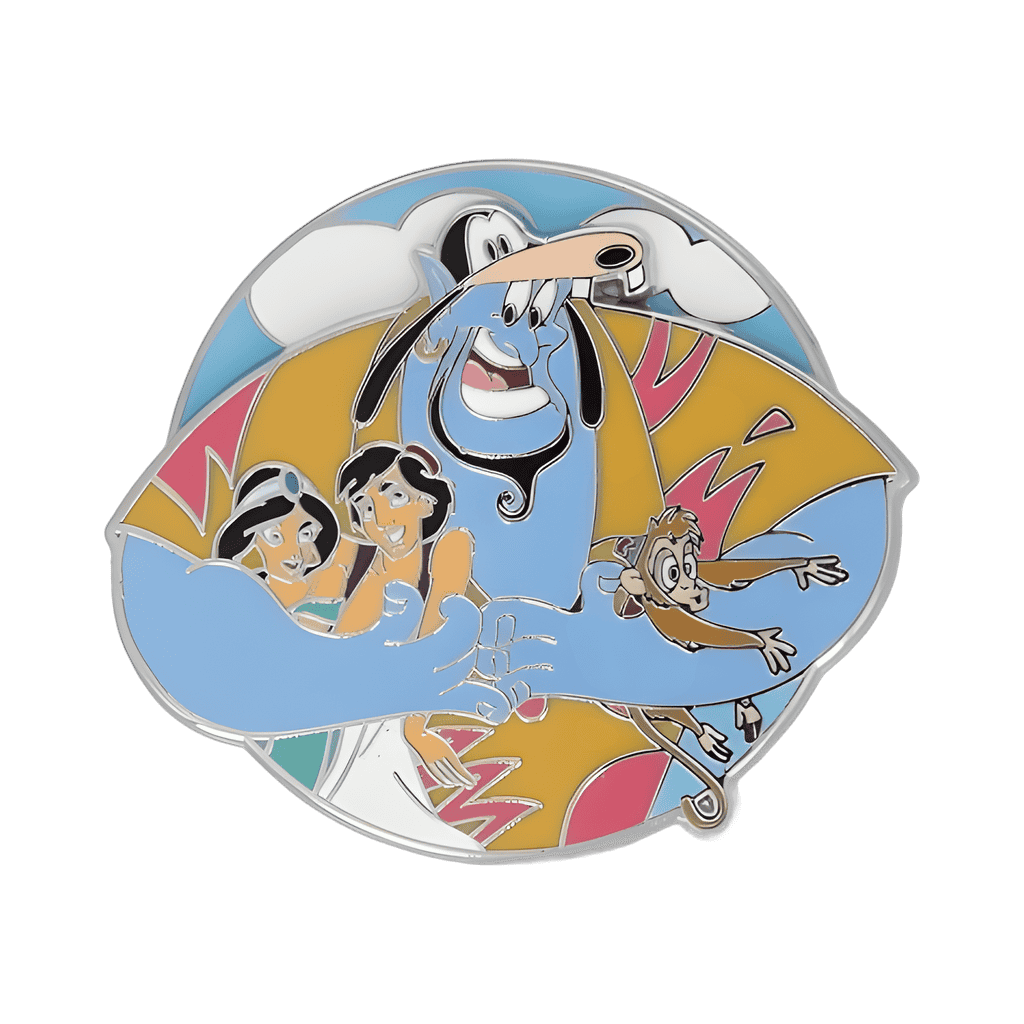 Tourist Genie Hug Disney pin