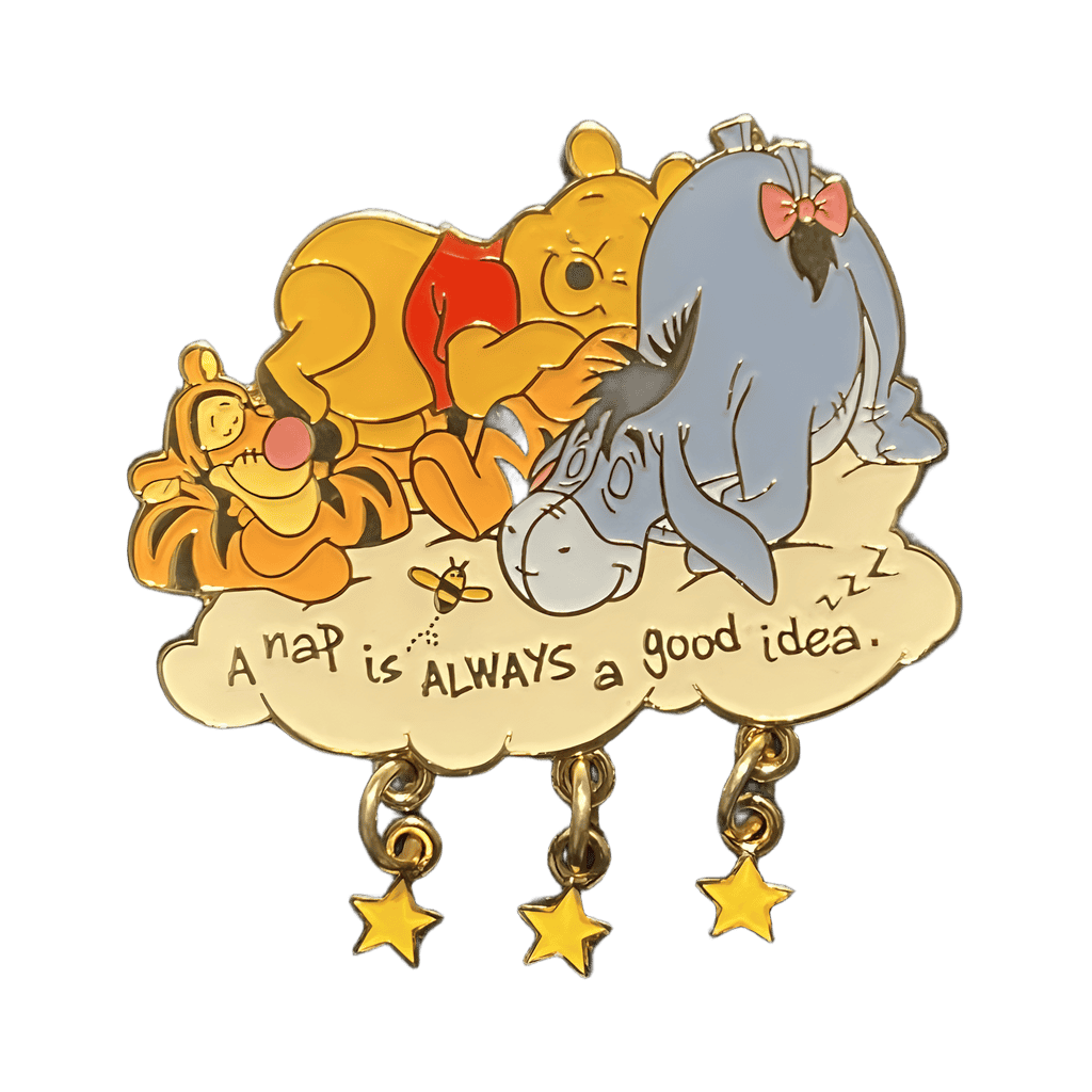 Pooh and friends nap Disney pin