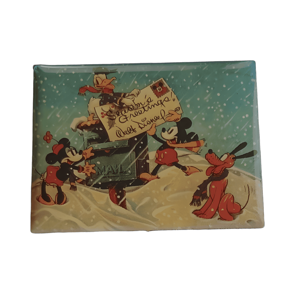 Merry Messengers Christmas Card Mickey and Friends Disney pin