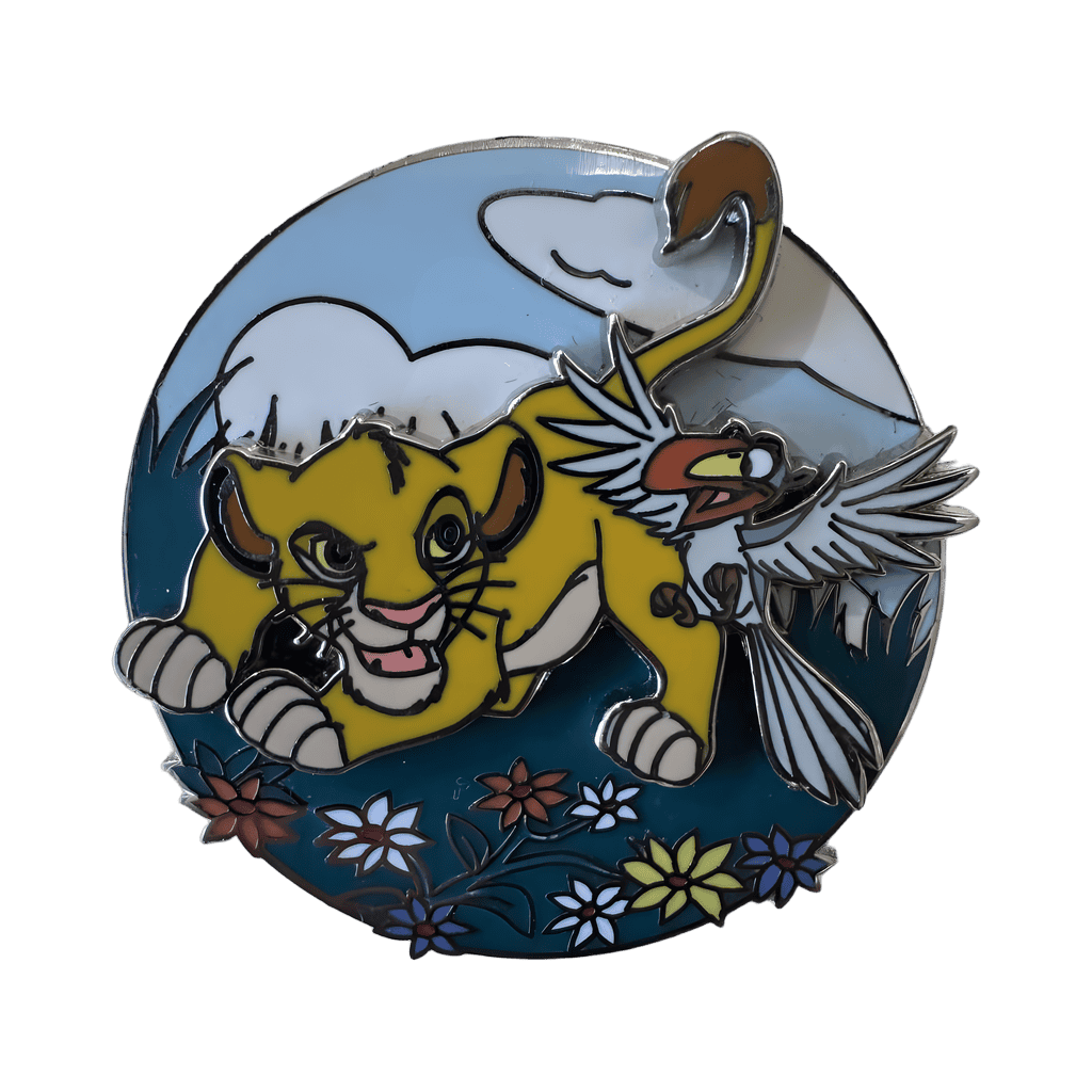 Video Release - Simba and Zazu Disney pin