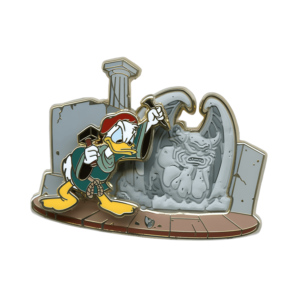 Donald Carving Chernabog Statue Disney pin