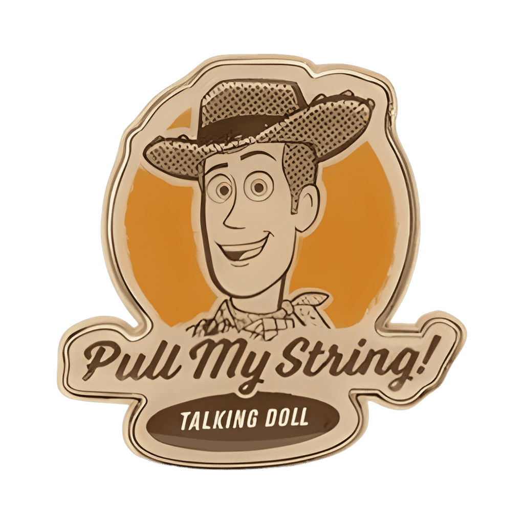Pull My String! (Talking Doll) - Woody Disney pin
