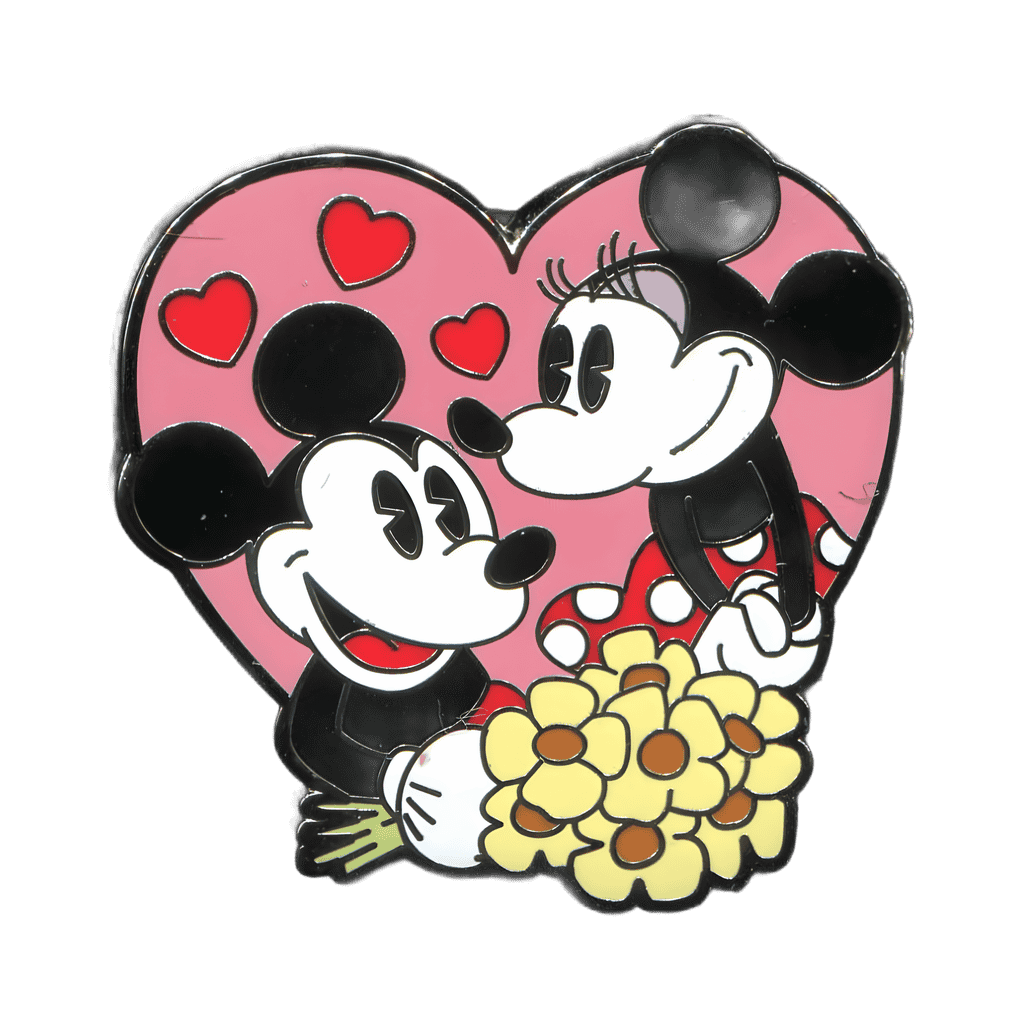 Mickey and Minnie Mouse Disney pin