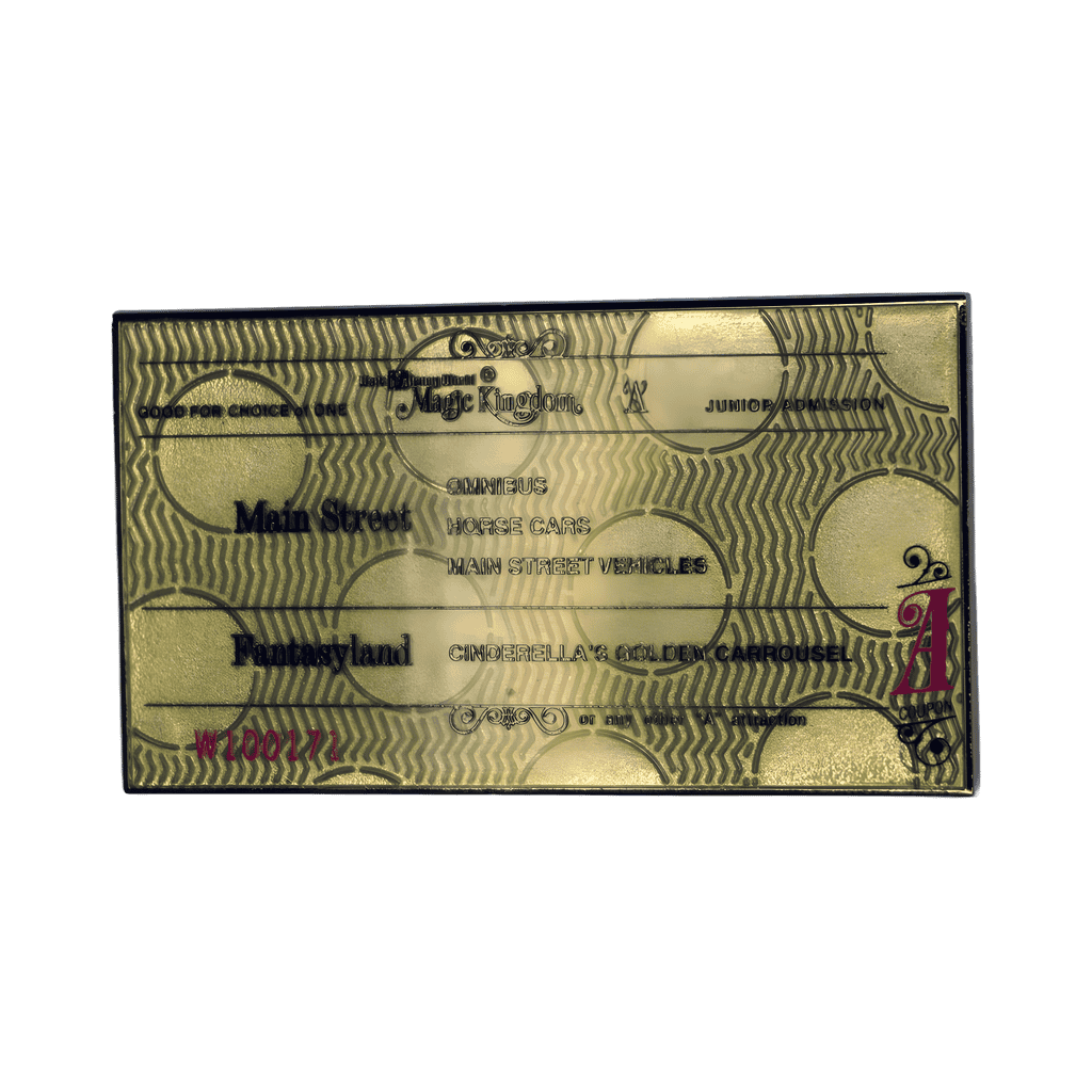 A Ticket Disney pin