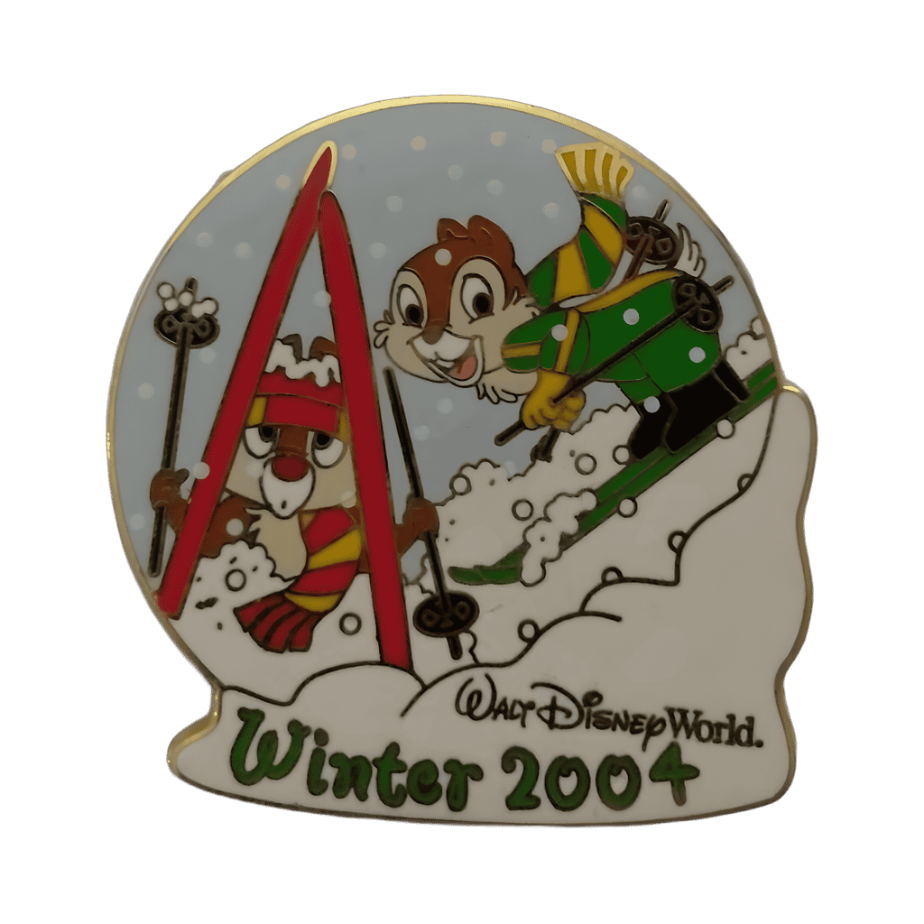 Chip & Dale Skiing - #3 Disney pin