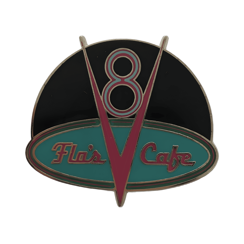 Flo’s V8 Cafe Marquee Sign Disney pin