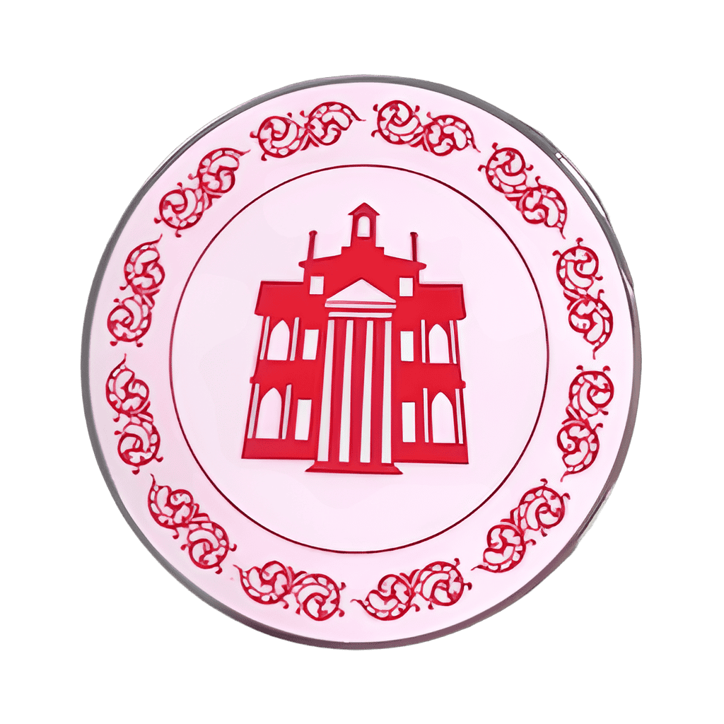 Ballroom Dancers Set — Red China Plate Disney pin