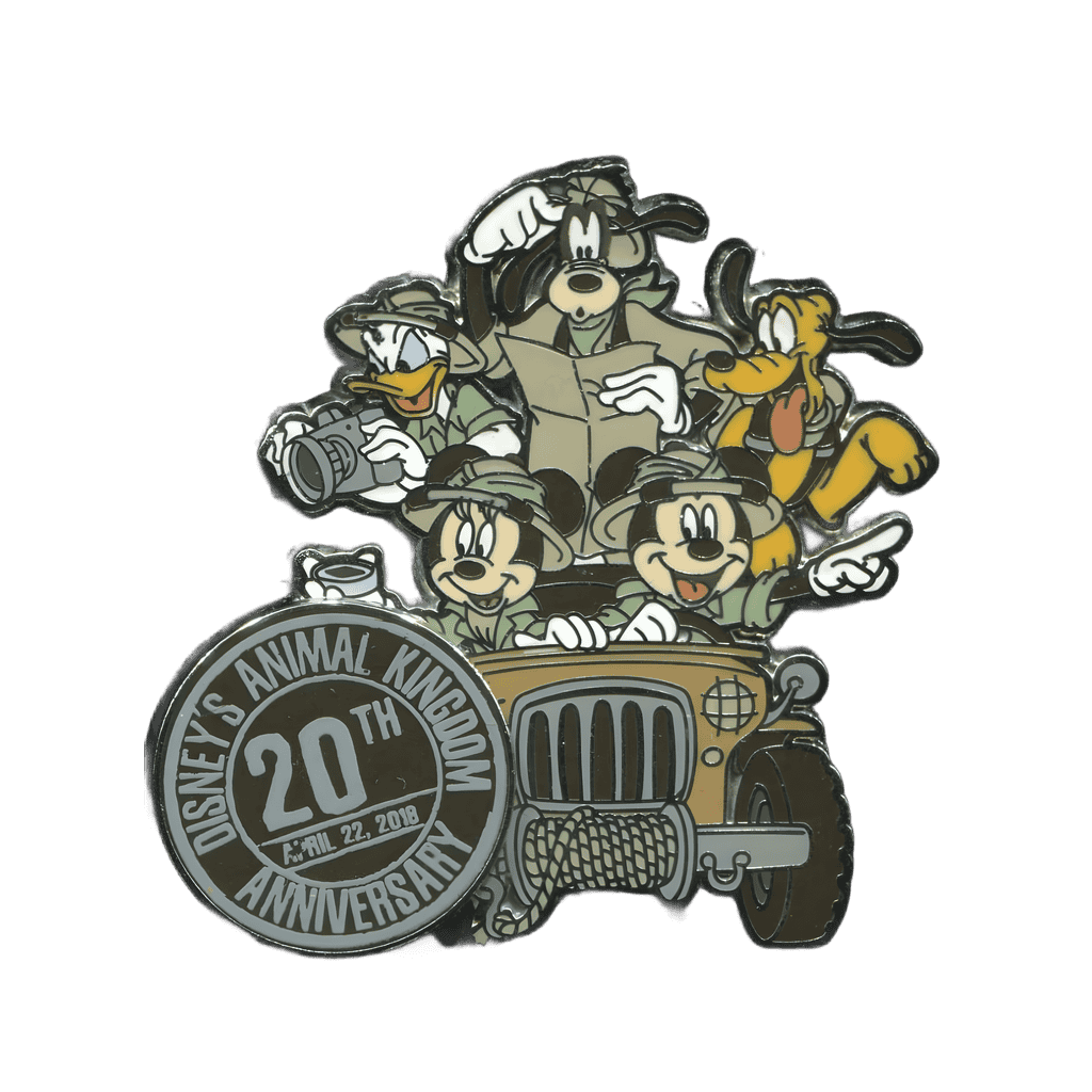 20th Anniversary - Fab 5 on Safari Disney pin