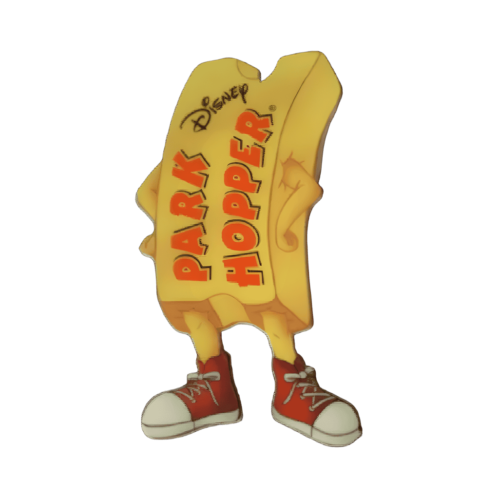 Park Hopper - Ticket Character Disney pin