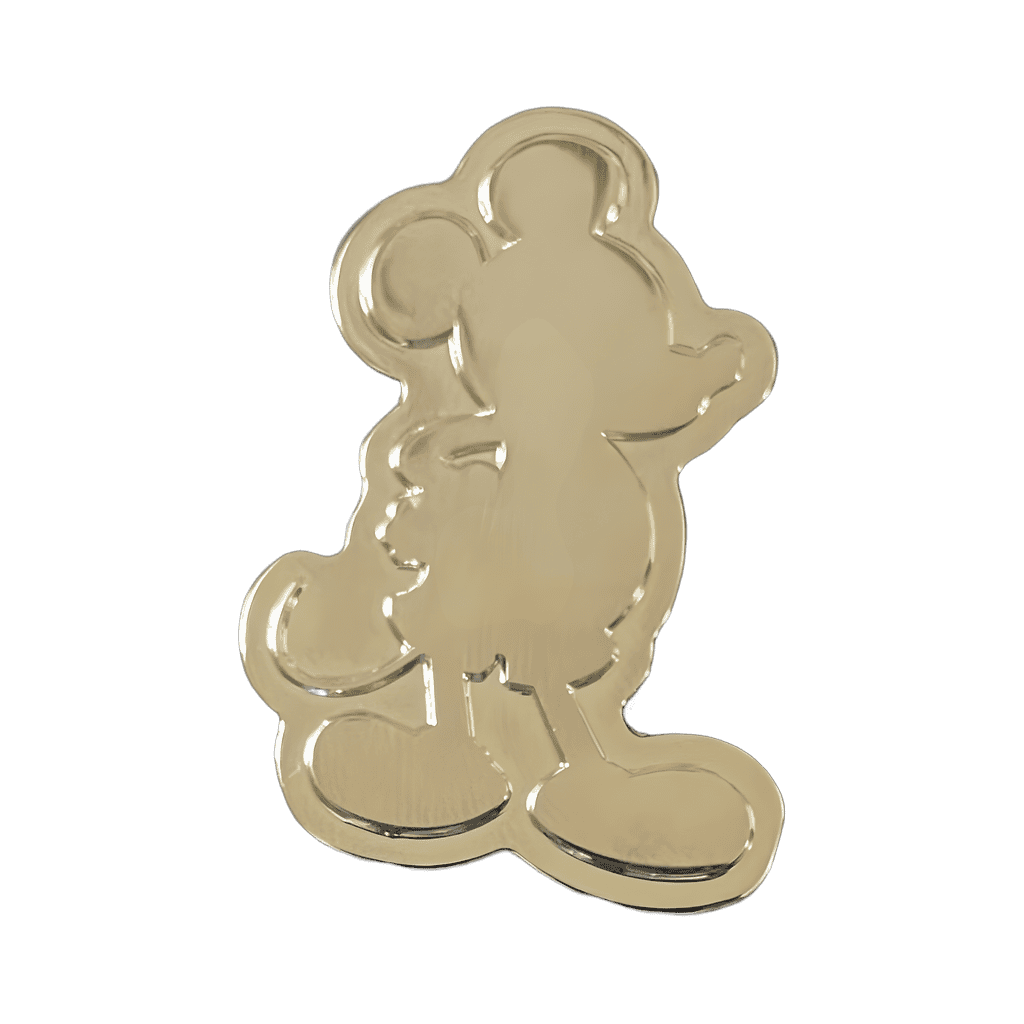 Silver Silhouette 3 Piece Set - Mickey Disney pin