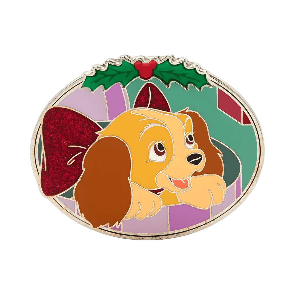 Holly Border - Puppy Lady in Hat Box Disney pin
