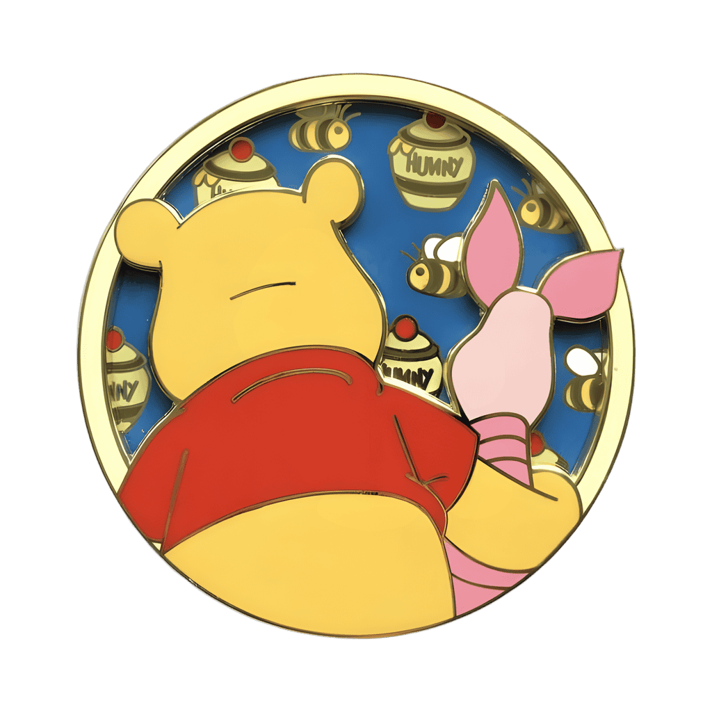 Piglet and Pooh Disney pin
