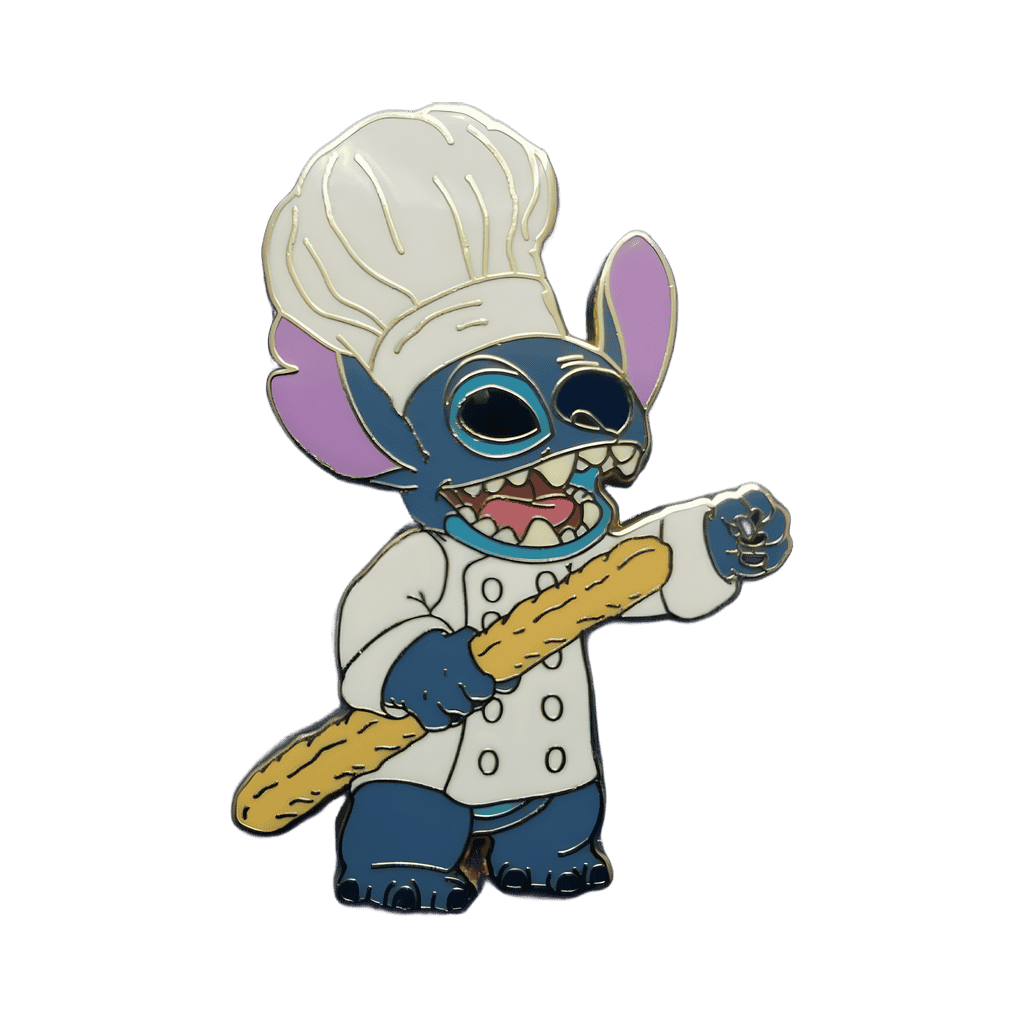 Stitch as Chef from Ratatouille Disney pin