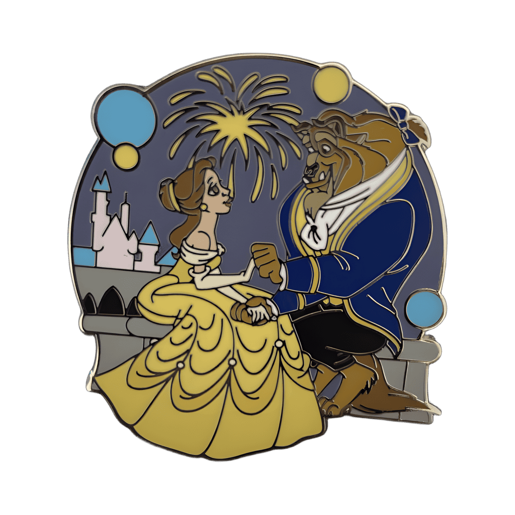 Belle and Beast Disney pin