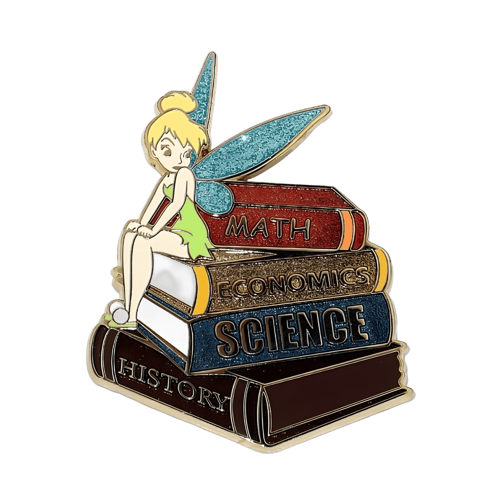 Tinker Bell Fall Books Study School Disney pin